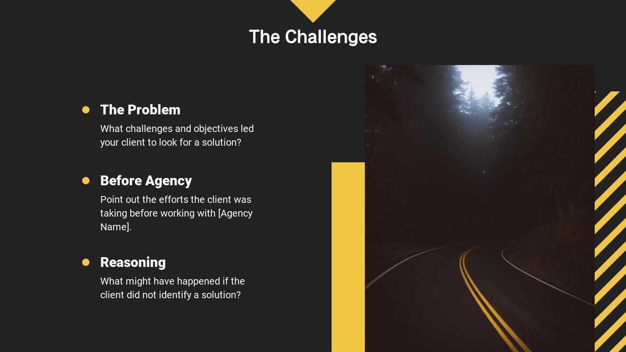 城市风光公路背景竞品分析报告-The Challenges