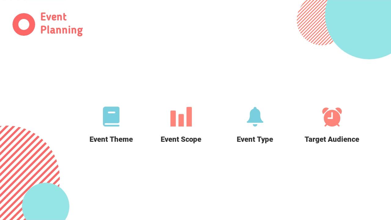 清新渐变糖果色护肤品竞品分析PPT模板-Event Planning 
