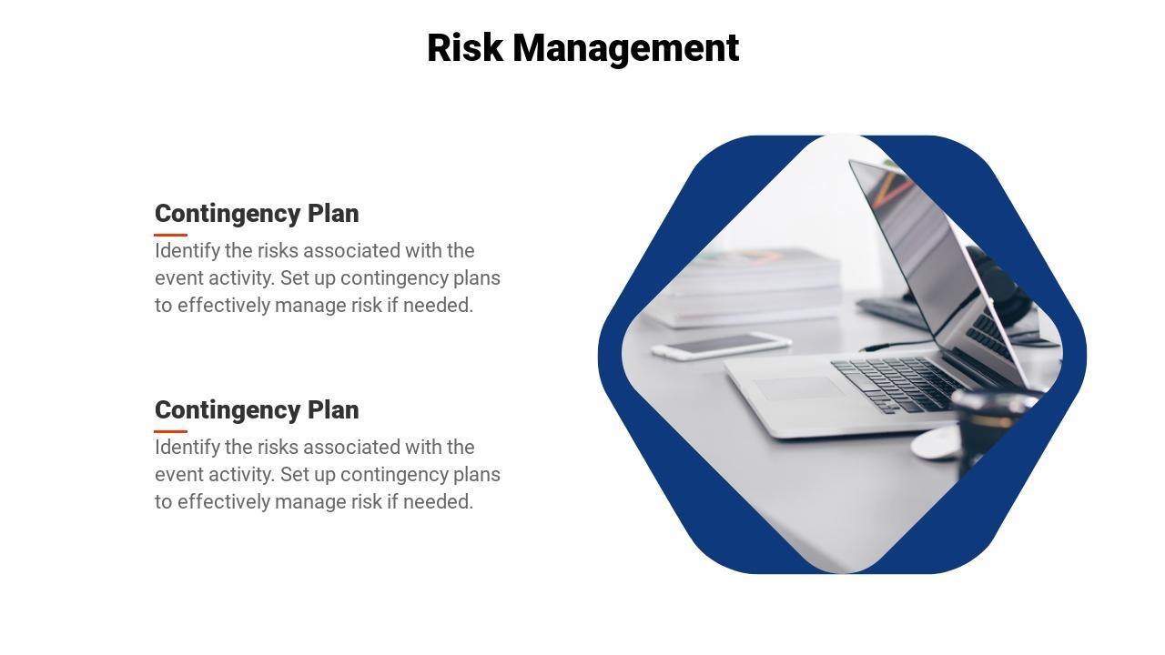 欧美风运动项目活动策划英文PPT模板-Risk Management