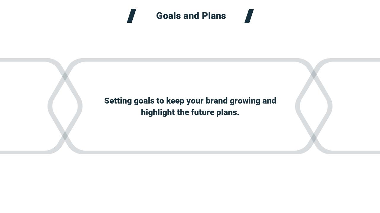 城市建筑背景市场推广营销英文PPT模板-Goals and Plans