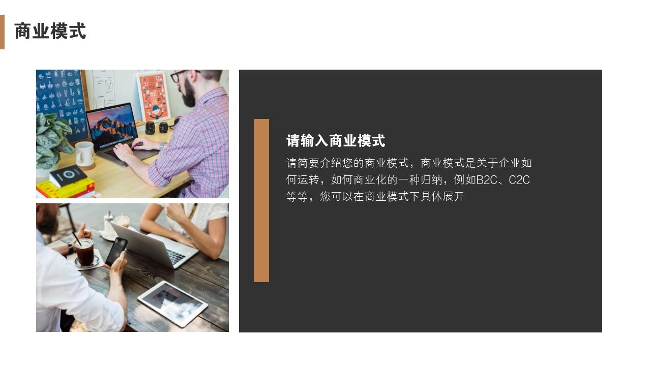 互联网股份制商业计划书模板-商业模式