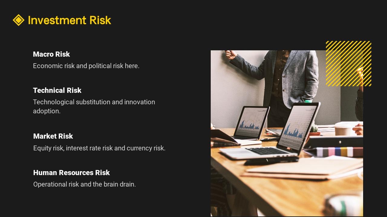 黑黄通用互联网APP项目投资分析PPT-Investment Risk
