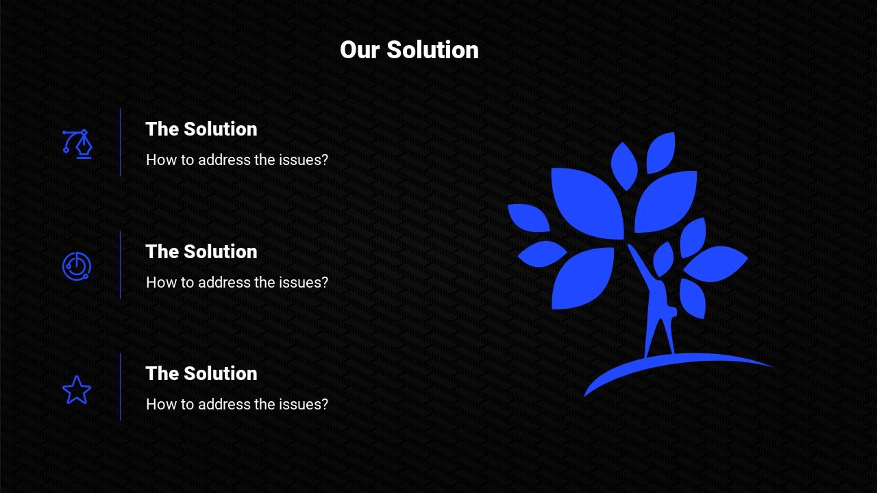 互联网科技融资路演商业计划书PPT-Our Solution
