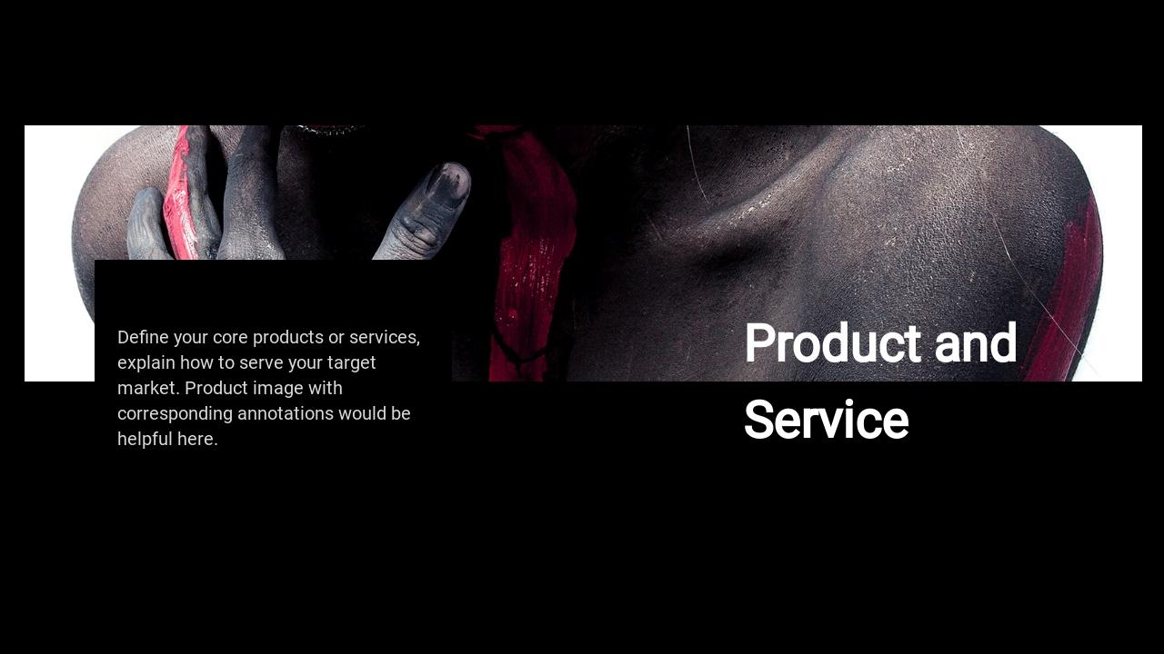 共享服装平台电商女装品牌项目商业计划书PPT模板-Product and Service