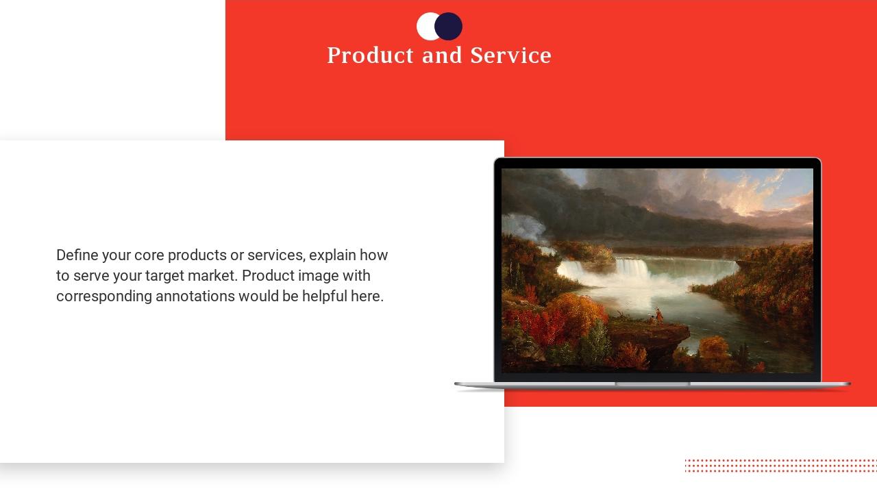 文化艺术创业项目天使轮商业计划书PPT-Product and Service