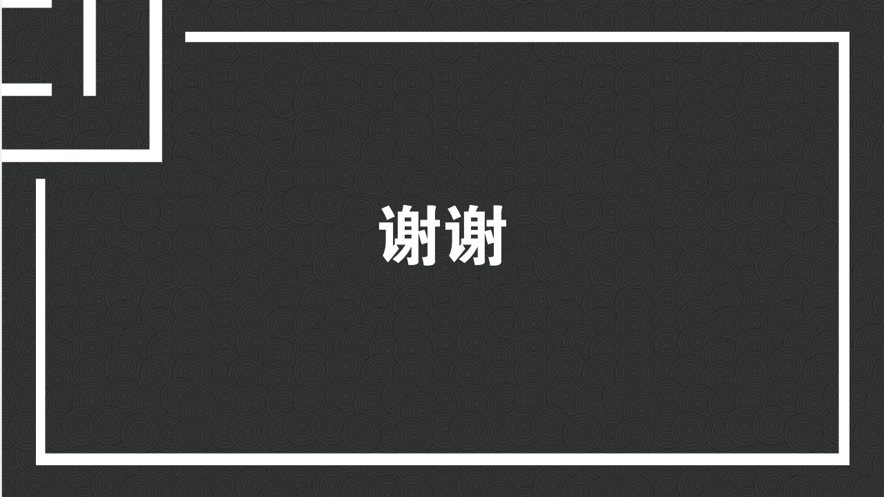 黑白圆圈底纹项目运营方案PPT模版-谢谢