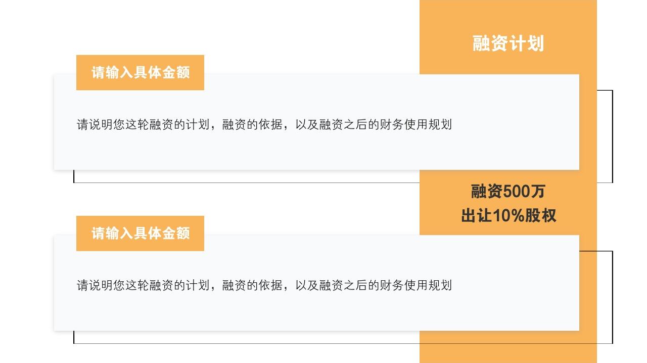 互联网线上教育公司项目商业计划书模版-融资规划